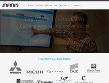 Tablet Screenshot of infinio.com